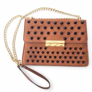 Stylish Brown Bag with Black Accents